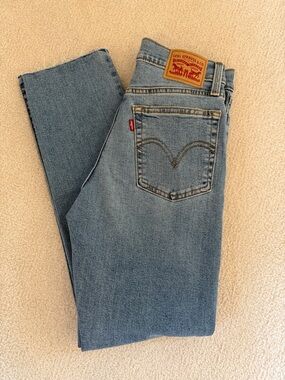 Levi's Wedgie Straight Jeans - Medium Indigo